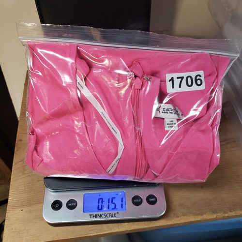 NANETTE NANETTE LEPORE Dress Womens 16 Hot Pink Linen Belted Midi Business NWT - Picture 13 of 13