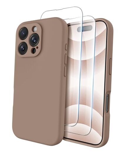 Compatible with iPhone 16 Pro Max Case, Compatible with MagSafe, Light Brown