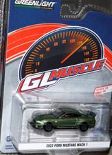 Greenlight 2020 Ford Mustang Mach 1 Eruption Green Model Toy Car Diecast New