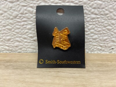 Vintage Smith-Southwestern Texas State Map Travel Souvenir Pin NOS
