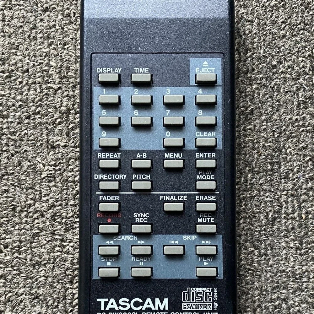 TASCAM Remote Control CD-RW900SL...etc | eBay