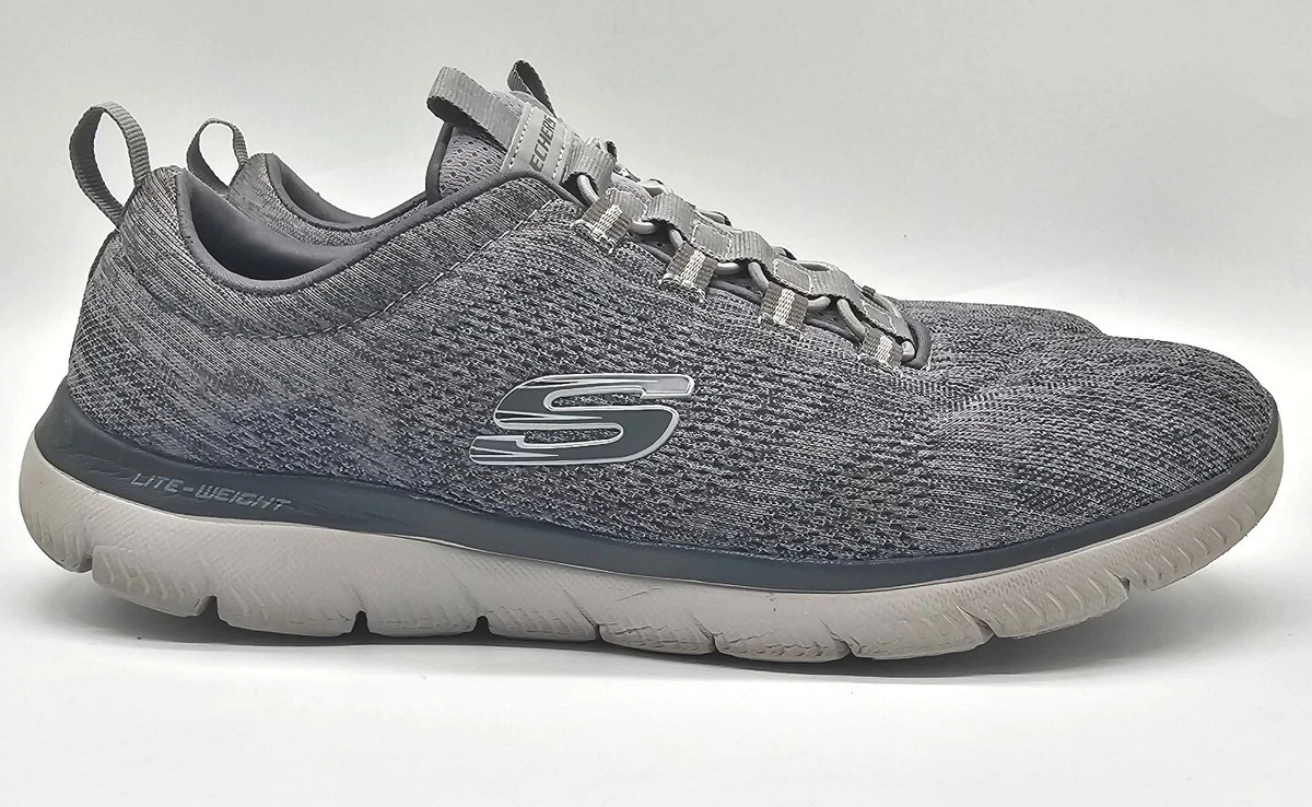 Skechers 232186 Summits Louvin Gray Sneakers Comfort Memory Foam