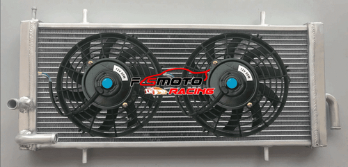 Radiador y ventiladores auxiliares de aluminio aptos para 20 Polaris RZR XP XP4 TURBO 2017-2021 - Imagen 1 de 9