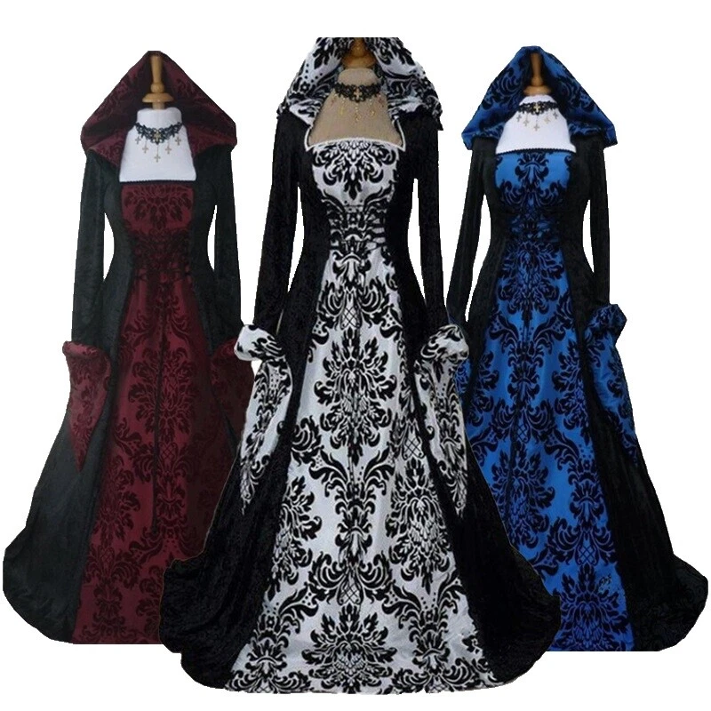 Renaissance Multi-Color Dress Costumes for Women