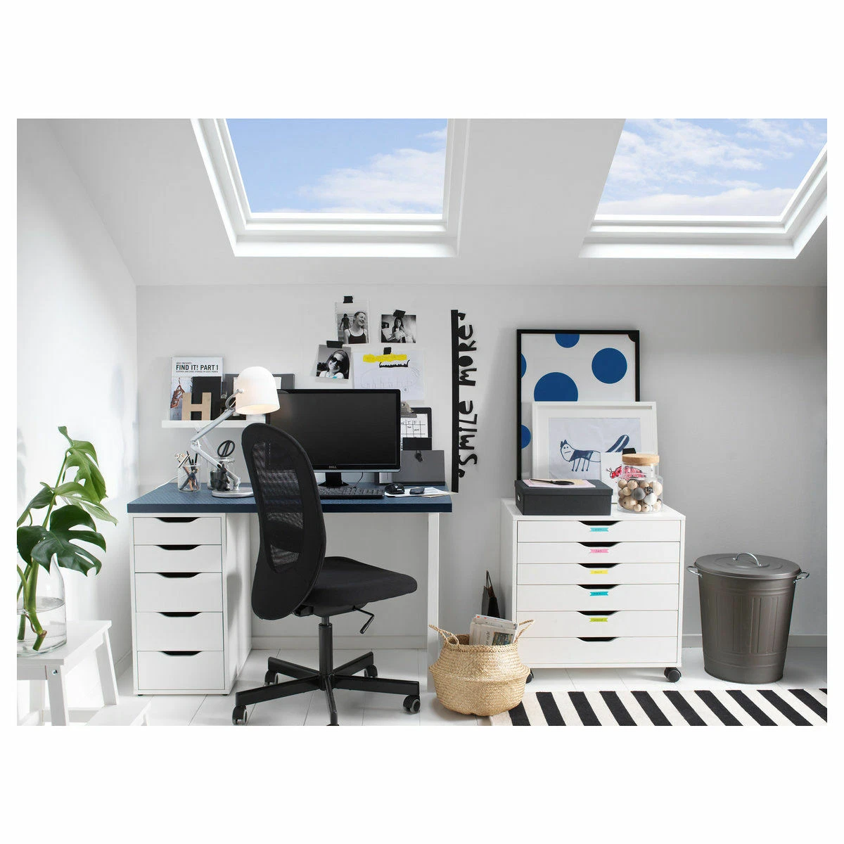 Ikea alex deals drawer unit desk