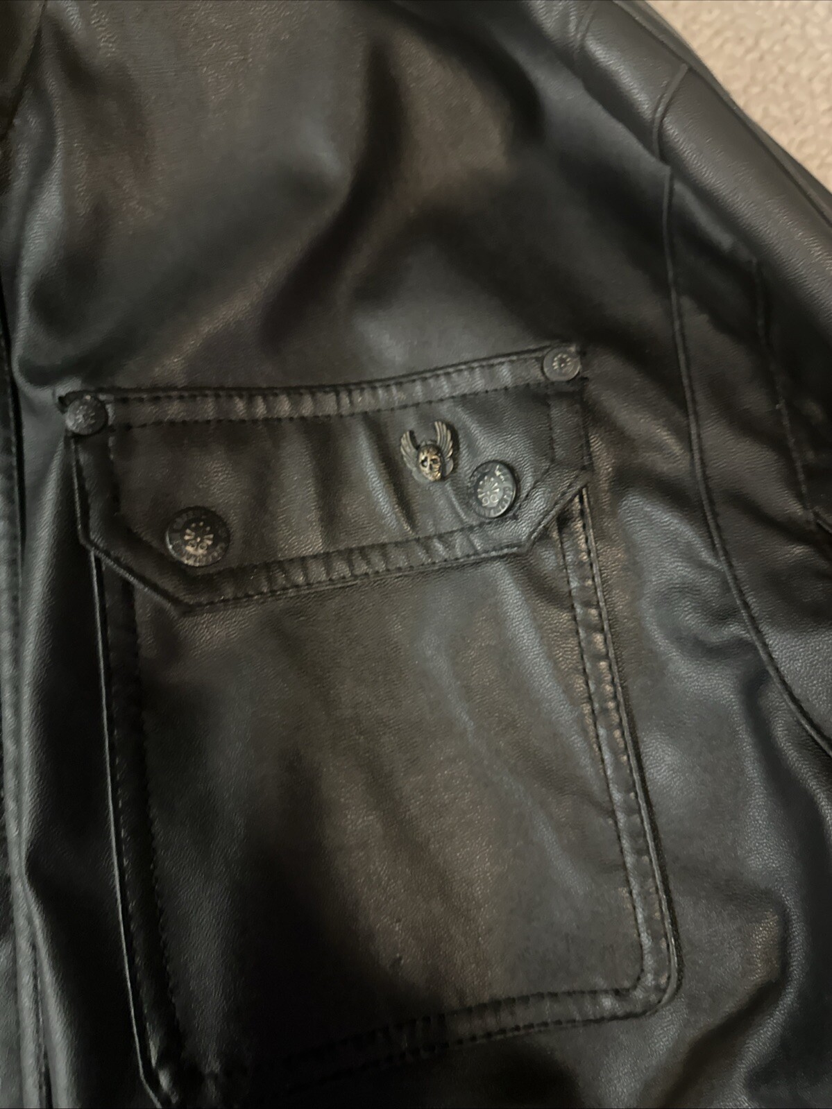 Greenlander Men Black Leather Jacket - image 2