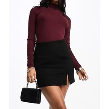 Women's ASOS Design Burgundy Bodysuit L