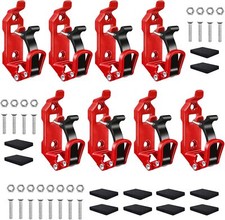 8 Set Adjustable Shovel Holder For Truck Roof Rack Metal Rubber Axe Mount
