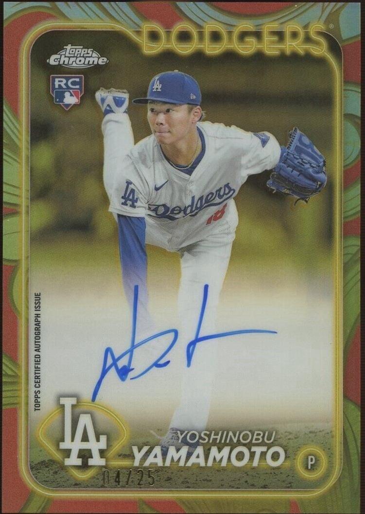 2024 Topps Gilded Collection - Yoshinobu Yamamoto #CGA-YY for sale
