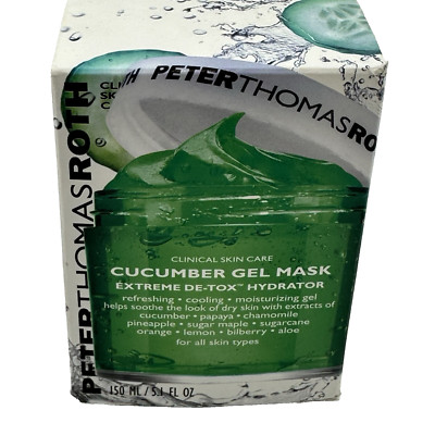NEW Peter Thomas Roth Cucumber Gel Mask  Extreme De-Tox Hydrator 5.1oz