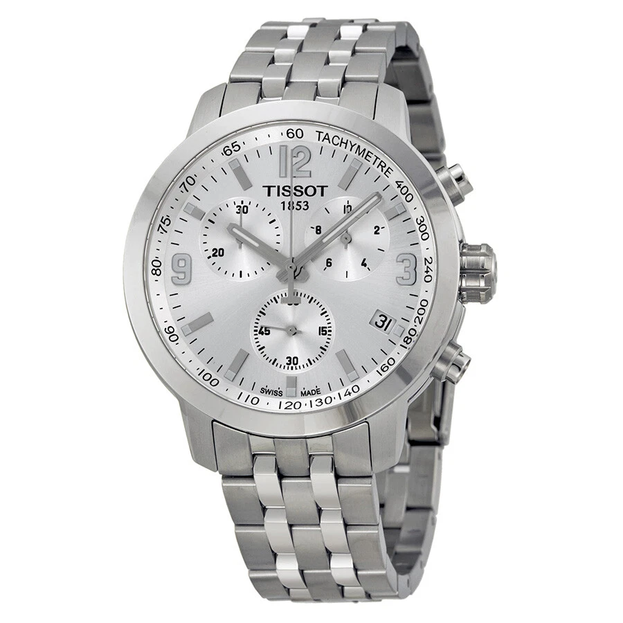 NEW TISSOT T055.417.11.037.00 PRC 200 CHRONOGRAPH MENS WATCH 5 YEAR WARRANTY - image 3 of 4