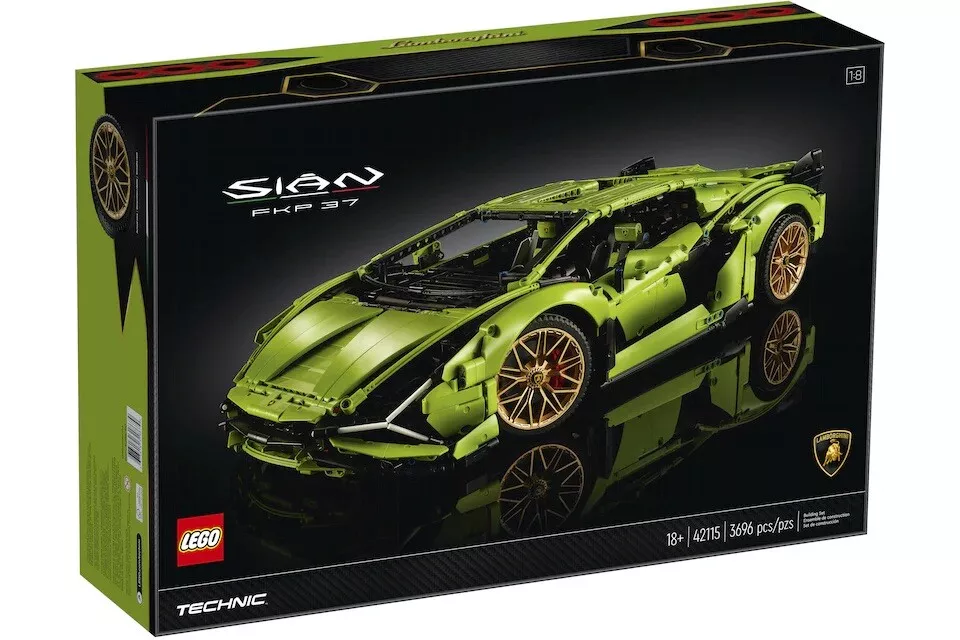 LEGO 42115 Technic Lamborghini Sián FKP 37, Set di Costruzioni con Auto  Sportiva, Modellino di Macchina da Costruire per Adulti, Idea Regalo