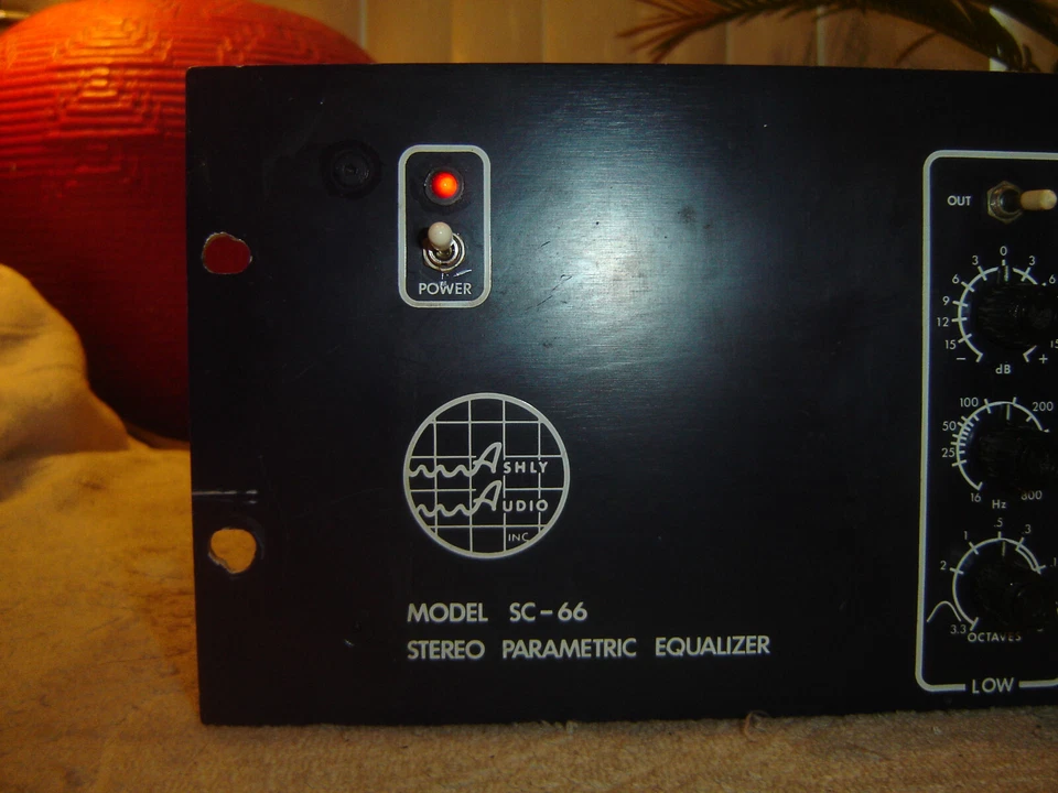 Ashly SC-66 Original Latter Version, Stereo Parametric Equalizer Eq Vintage Rack - Image 2 of 4