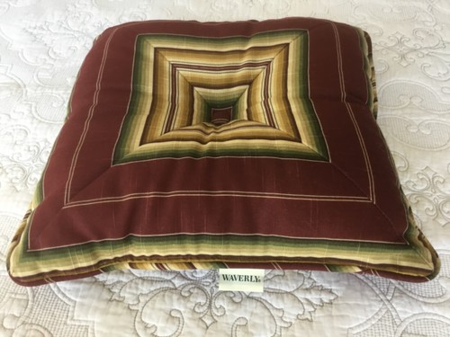 Waverly Reversible Mitered Stripe Throw Pillow 16” EXCELLENT Qtys AVAILABLE - Picture 7 of 11