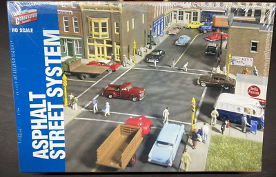 Walthers Cornerstone HO scale asphalt street system sealed kit #933-3194