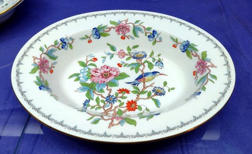 (LR) VINTAGE AYNSLEY PEMBROKE 10 ZOLL OVALE GEMÜSESCHALE SCHÜSSEL MENGE/2 - NEU ZUSTAND - Bild 2 von 5