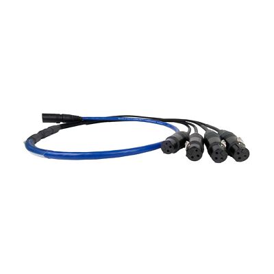 SuperCAT Sound Tails Male etherCON to Female Breakout XLR - Analog Audio Over...