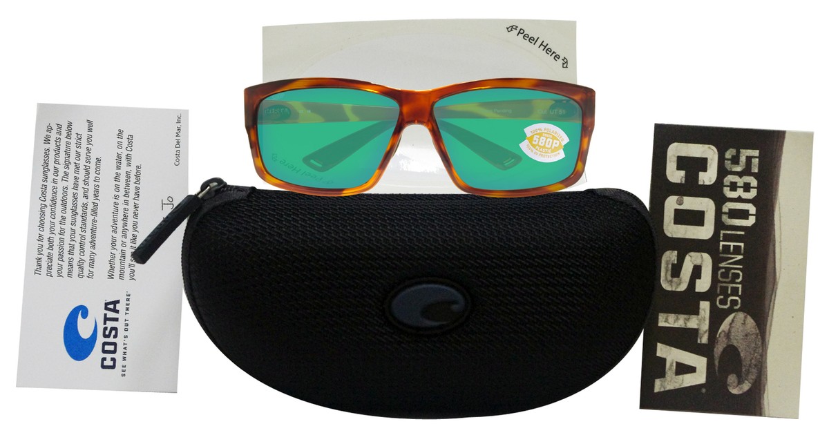 Green Mirror Costa Del Mar Cut 580g Cut Polarized Sunglasses In