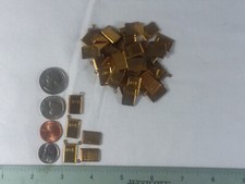 50 BRASS STAMPINGS, BOOK THEME FOR JEWELRY & CRAFTING, MADE IN USA