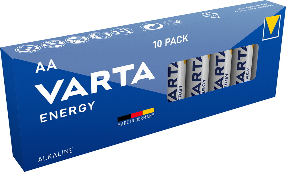 Thumbnail - 100 Varta 4106 Energy Aa / Mignon Alkaline Batterien 10er Karton