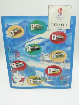 PIN'S JO ALBERTVILLE 92 Renault partenaire officiel EUR 1,00