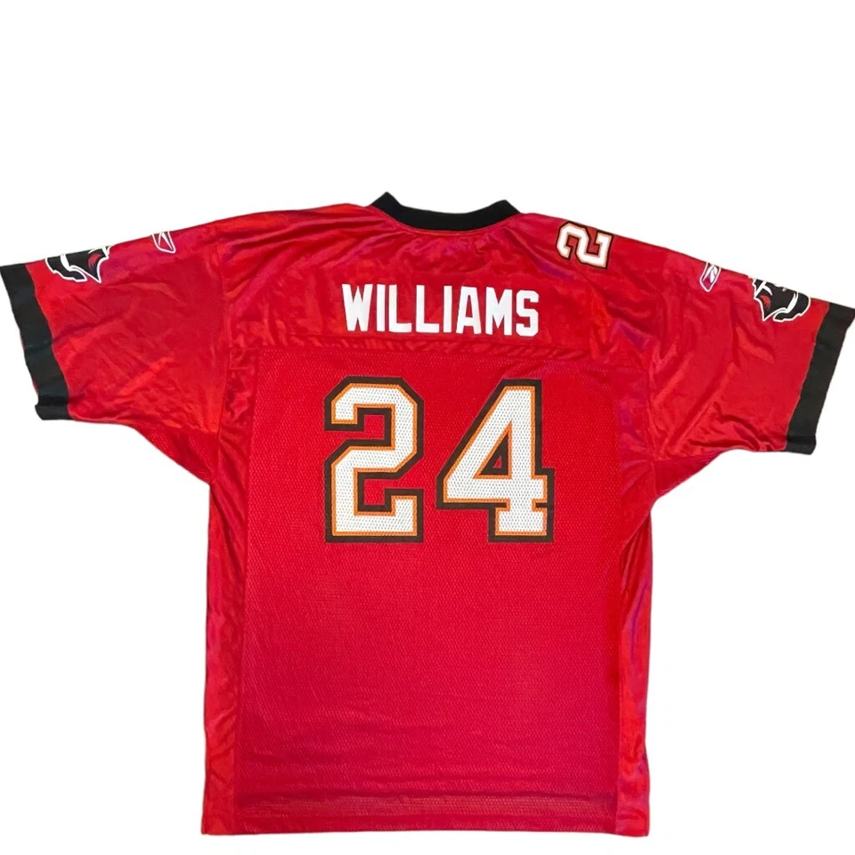 Camiseta de fútbol de manga corta con cuello en V para hombre NFL TAMPA BAY BUCCANEERS #24 talla L Foto 3 de 4