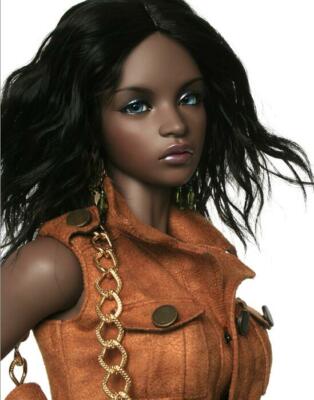 1/3 IP BJD Doll SID Ashanti Cool Girl Gift with Free Face Makeup Eyes Brown  Skin