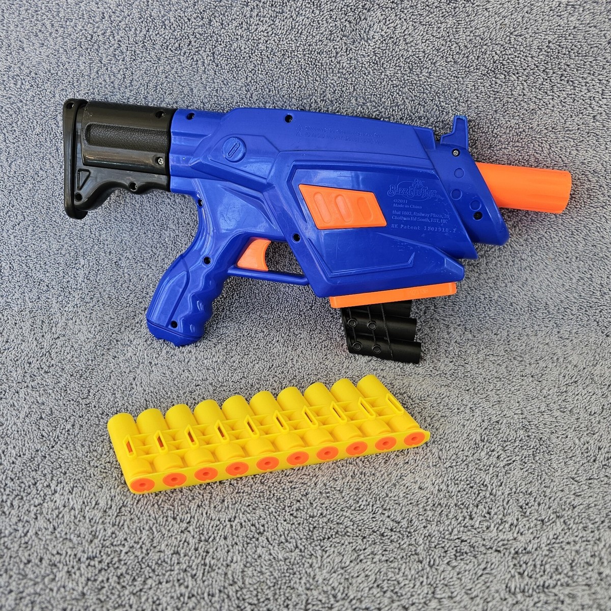 Buzz Bee Toys Air Warriors Cougar Dart Blaster With 2 Magazines