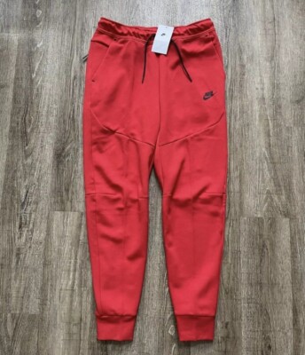 New Nike Tech Fleece Jogger Pants Sweatpants  CU4495-657 Size Men's XL Red
