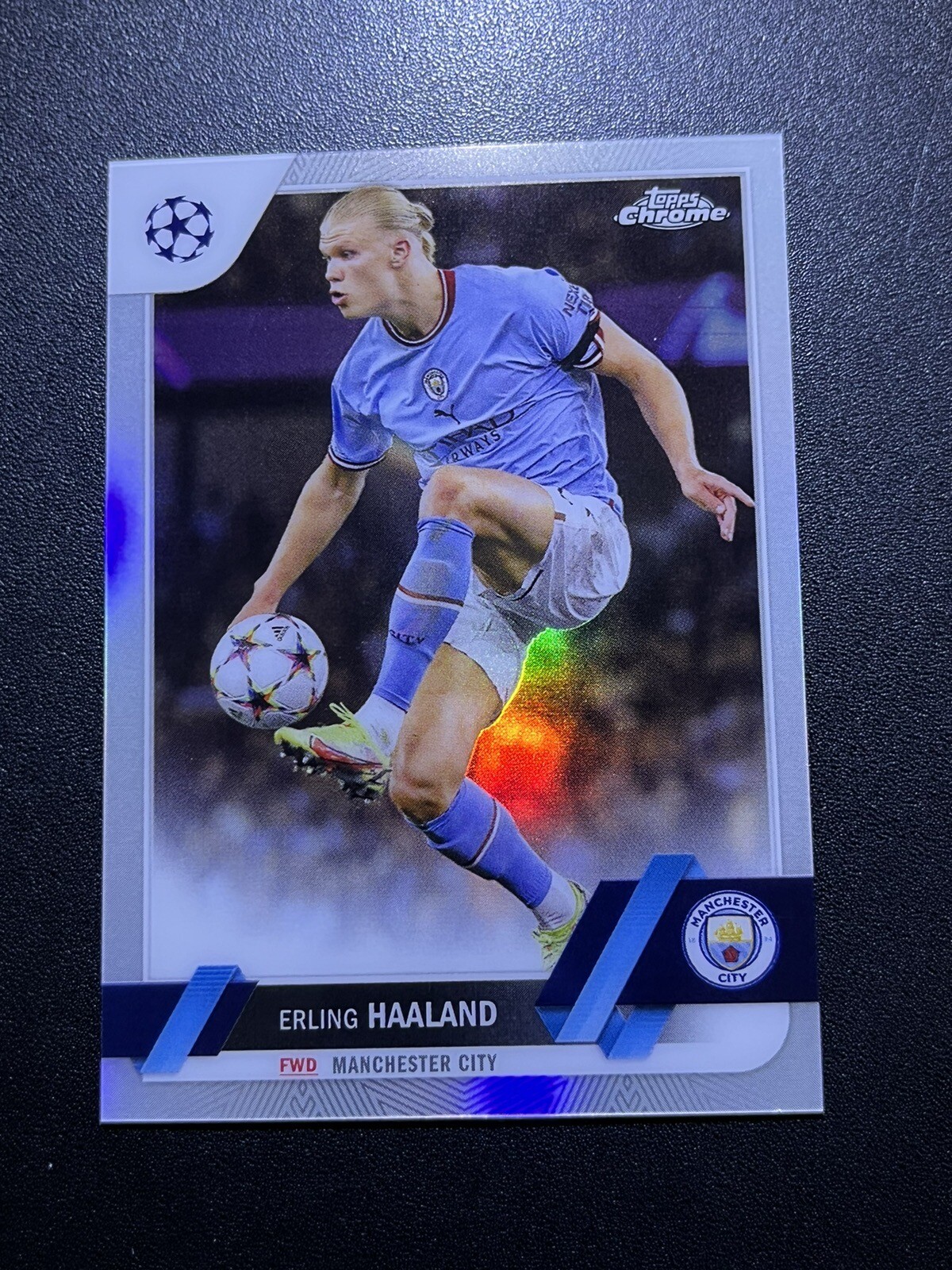 Erling Haaland 2022 Topps Chrome UEFA Club Competitions #99