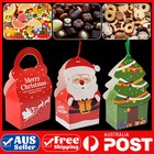 New 1-50PCS Xmas Christmas Gift Box Favour Present Wrapping Bag Candy Boxes AU