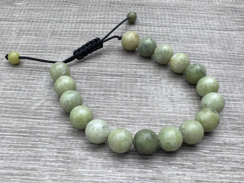 Grade A++ Edelstein Perlen verstellbar Armband 10 mm, echte Kristalle Armbänder - Bild 106 von 124