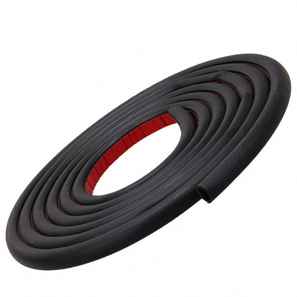 16FT/5M Universal Car D-Shape Rubber Door Weather Seal Weatherstrip Hollow Strip