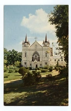 Spring Hill College Chapel Church Mobile Alabama Deep South Postcard