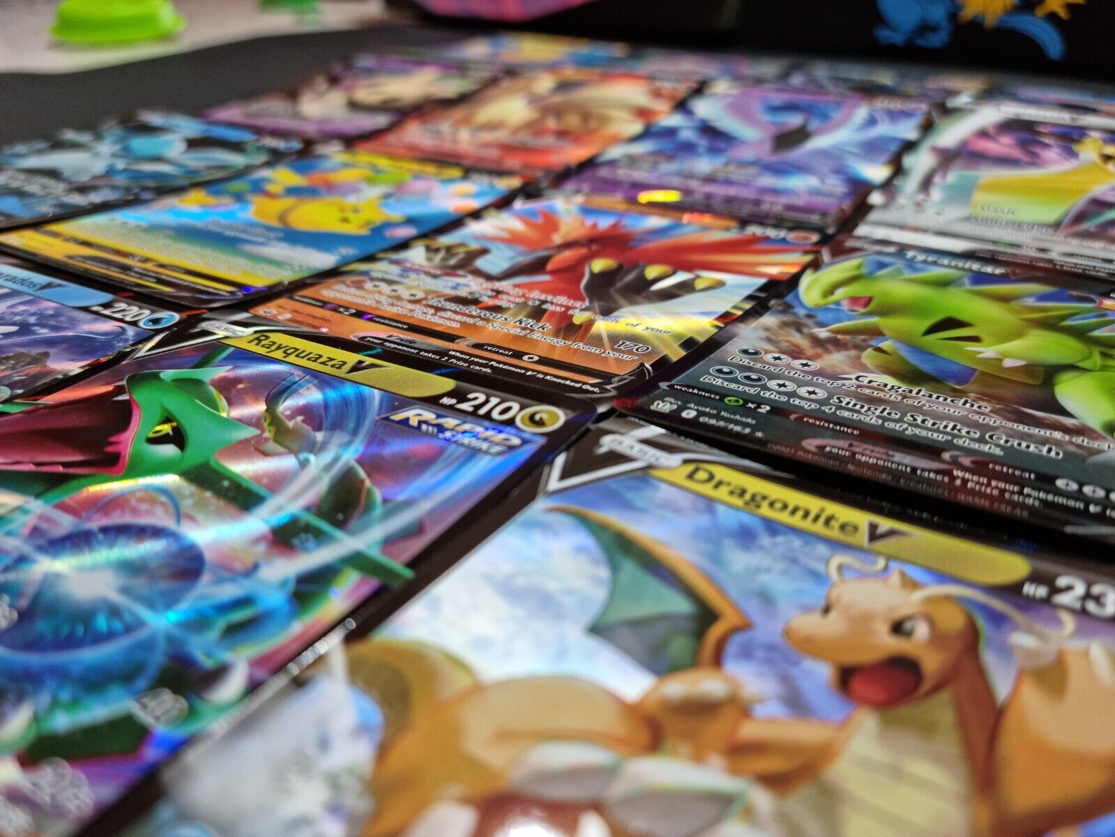 200 Pokemon Cards Bulk Lot 2x Ultra Rare V 24 Rares & Shiny Holo Amazing  Gift!