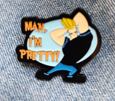 #ad #ad JOHNNY BRAVO ENAMEL PIN SHIP ALL THE PINS YOU BUY FOR $4.99 VISIT OUR STORE $2.99