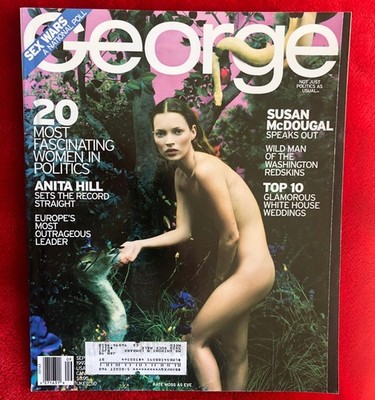 ''GEORGE'' Magazine John F Kennedy Jr. COLLECTERS Edition Kate Moss September 1997
