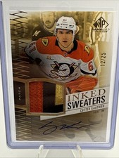 Cutter Gauthier 2025/26 Sp Game Used INKED SWEATERS 4 Layer PATCH AUTO 12/25