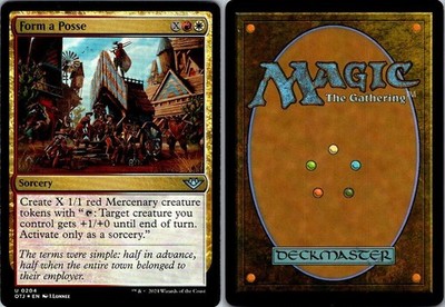 MTG FORM A POSSE 204 OUTLAWS OF THUNDER JUNCTION FOIL