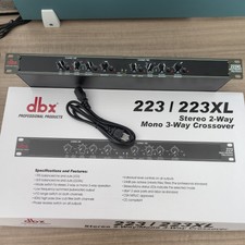 DBX 223XL Stereo 2-Way/Mono 3-Way Crossover R...
