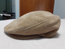 Genuine Suede, Tan, Union Made in USA, Paddy's Country Style Cap, Size Small