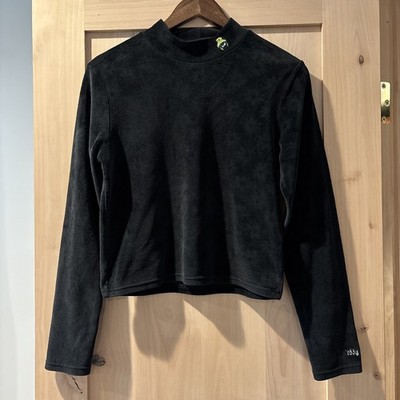Looney Tunes X Teddy Fresh Top 3XL Black Marvin the Martian Velour Long Sleeve