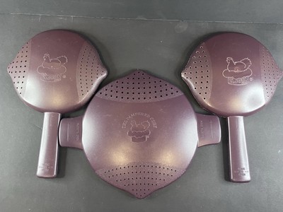 Pampered Chef Retired Brown Micro Cooker Steamer/Strainer Replacement Lids