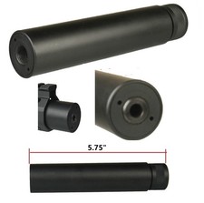 5/8X24 TPI 308 300BLK 338 Slip Over Barrel Cover Solid Aluminum Tube visual Can