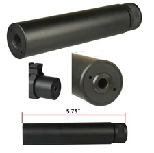 5/8X24 TPI 308 300BLK 338 Slip Over Barrel Cover Solid Aluminum Tube visual Can