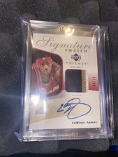/10 Upper Deck Trilogy Signed Jersey Patch Auto LeBron James UDA Autograph👑👣💎