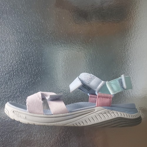 DANSKO Racquel Webbing Sport Sandal Women's 6.5-7  EU 37 Adjustable Sky Multi - Afbeelding 1 van 16