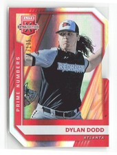 2021 Panini Elite Extra Edition #96 Dylan Dodd Prime Numbers B Die Cut #/135