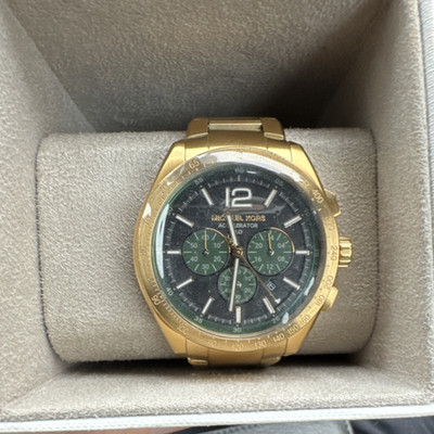 Michael Kors Accelerator Chronograph Quartz Gold Stainless Steel Watch