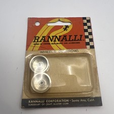 Rannalli Wheels (Narrow) #2004 Vintage Slot Racing Parts NOS